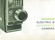 Kodak Electric 8 Automatic Camera Instruction Manual Original 1962