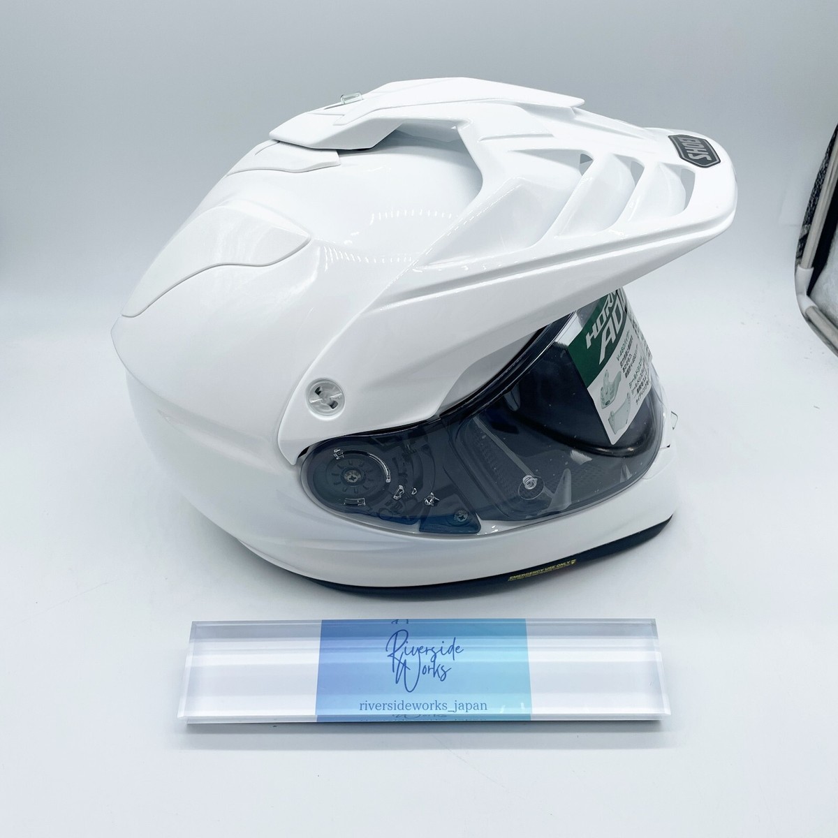 Shoei Hornet ADV White Motorcycle Helmet Size M 57cm From Japan