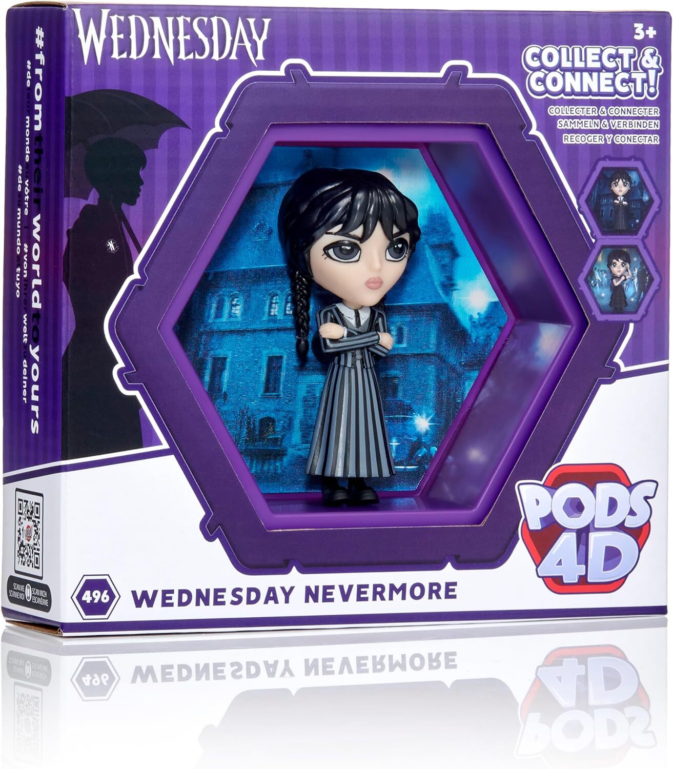 Mercoledi WEDNESDAY Addams Nevermore PODS 4D, Giochi Preziosi WEN07000