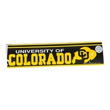 University of Colorado Buffalos Bumper Sticker (3" x 12")