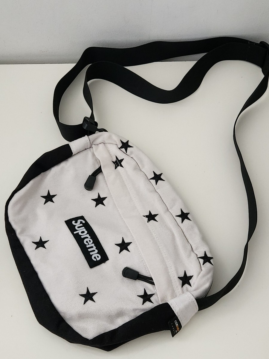FW13 Supreme Embroidered Stars Shoulder Bag Cordura fabric vintage 