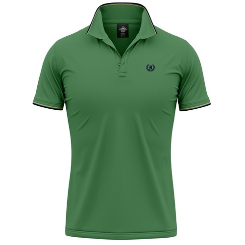 Polo uomo manica corta BE BOARD 3 bottoni 100% cotone piquet S M L XL XXL 3XL - Foto 9 di 39