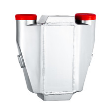 Inletoutlet 3 Aluminum Bar Plate Water To Air Intercooler 11 X 9.5 X 3.5