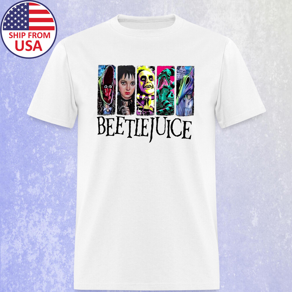 T-Shirt Halloween Film D'Horreur Beetlejuice Hommes T-shirt