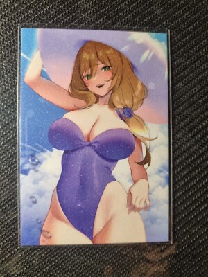 Lisa Genshin Impact Sexy Waifu Karte