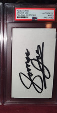 SAMOA JOE HAND SIGNED AUTO WWF WWE INDEX CARD PSA