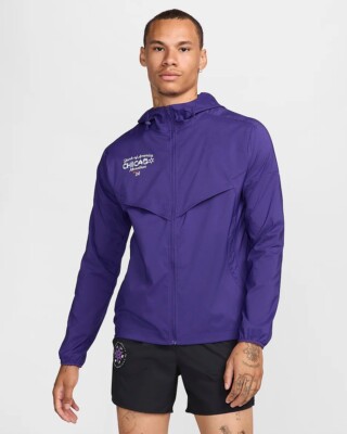 purple nike wind breaker