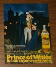 Seltene Werbung PRINCE OF WALES - Der edle Scotch für große Geister 1973