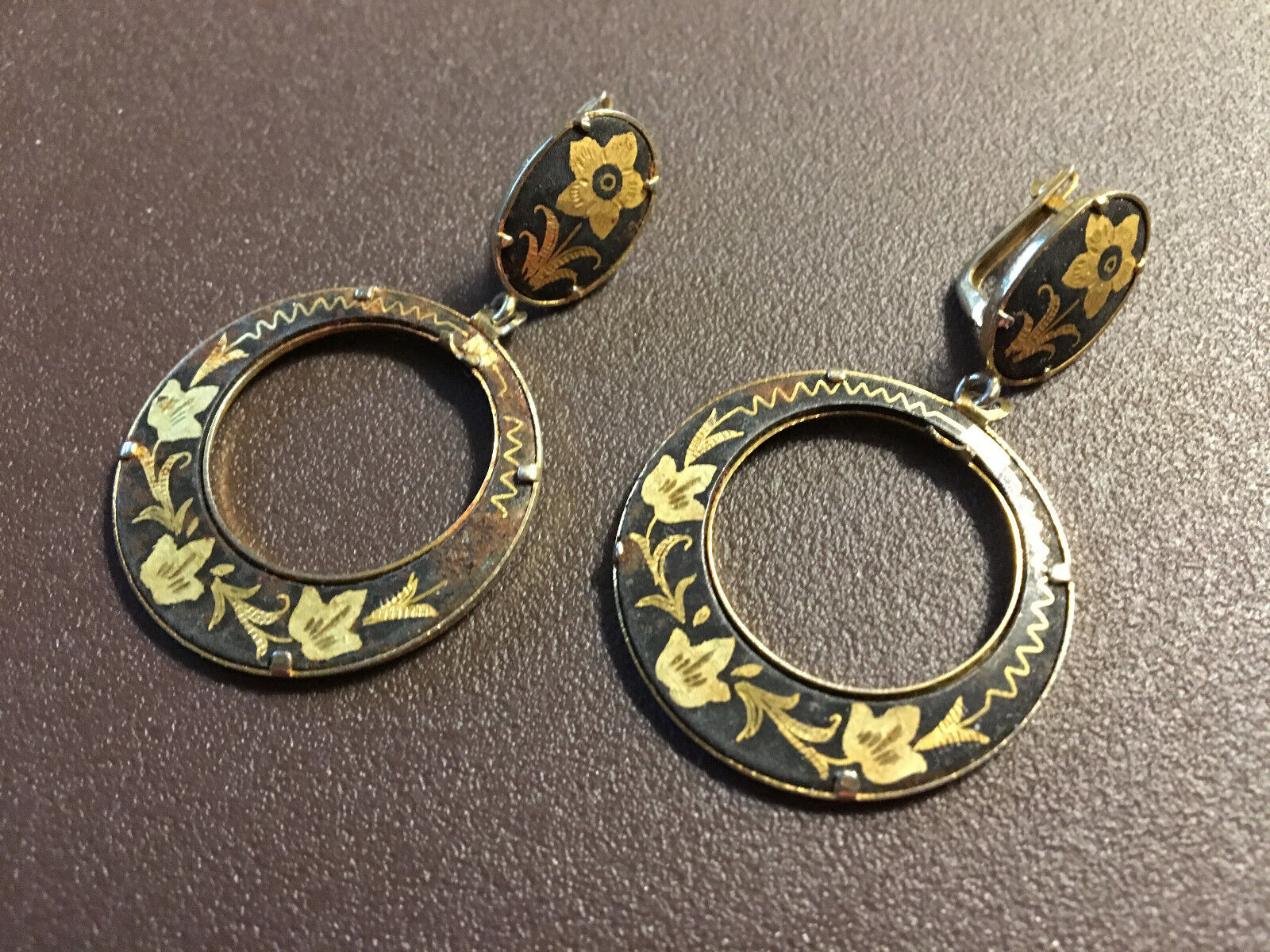 1960s-1970s Lot of Assorted Dangle Earrings (9 pa… - image 2