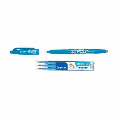 Pilot Frixion Ball hellblau+ 3 Ersatzminen 0.7 hellblau