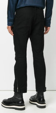 DSQUARED2 Mens Black Biker Sky Jeans Back Log...