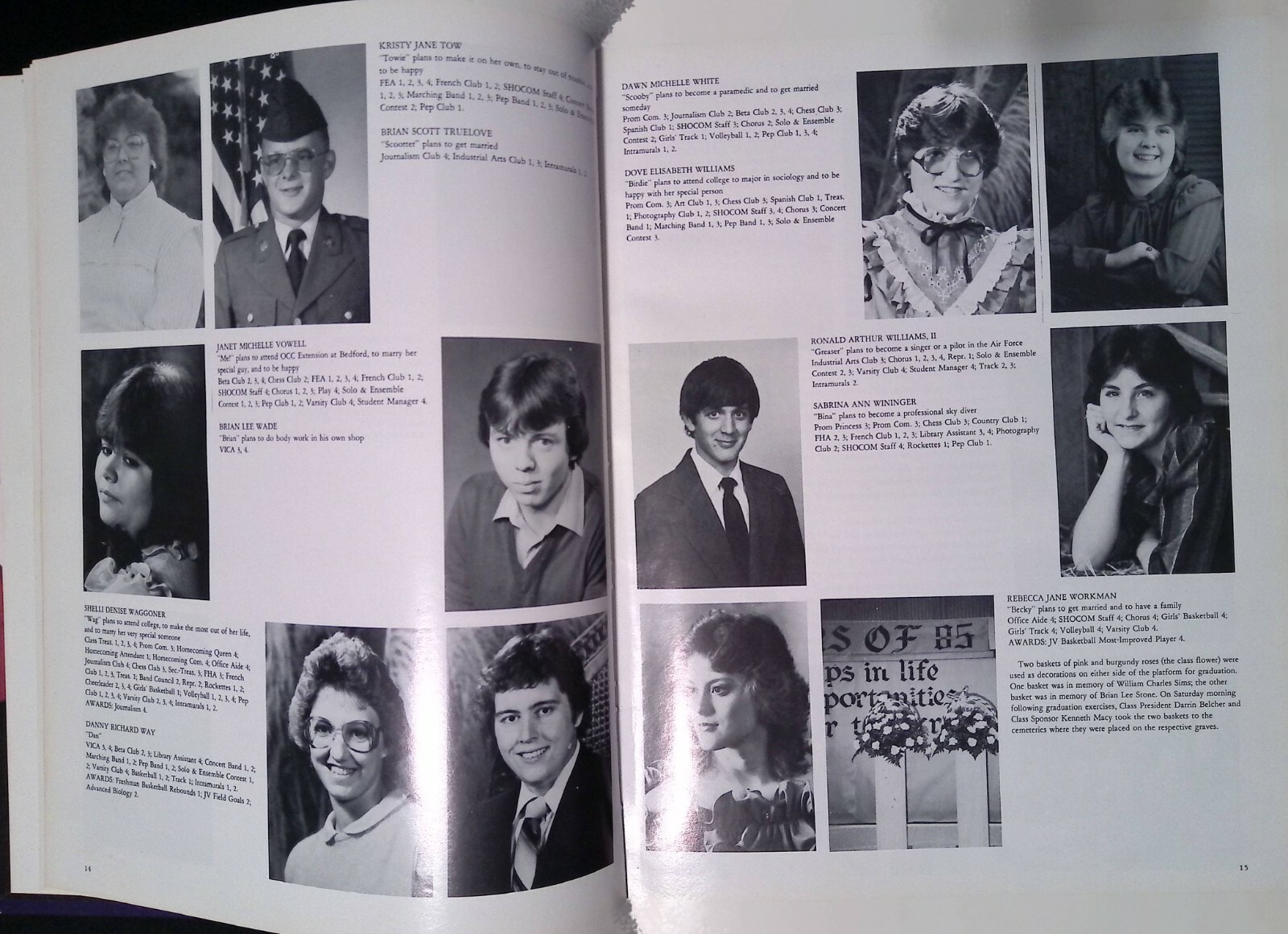 Shoals Indiana Shoals Community High School Schools Yearbook 1985 eBay