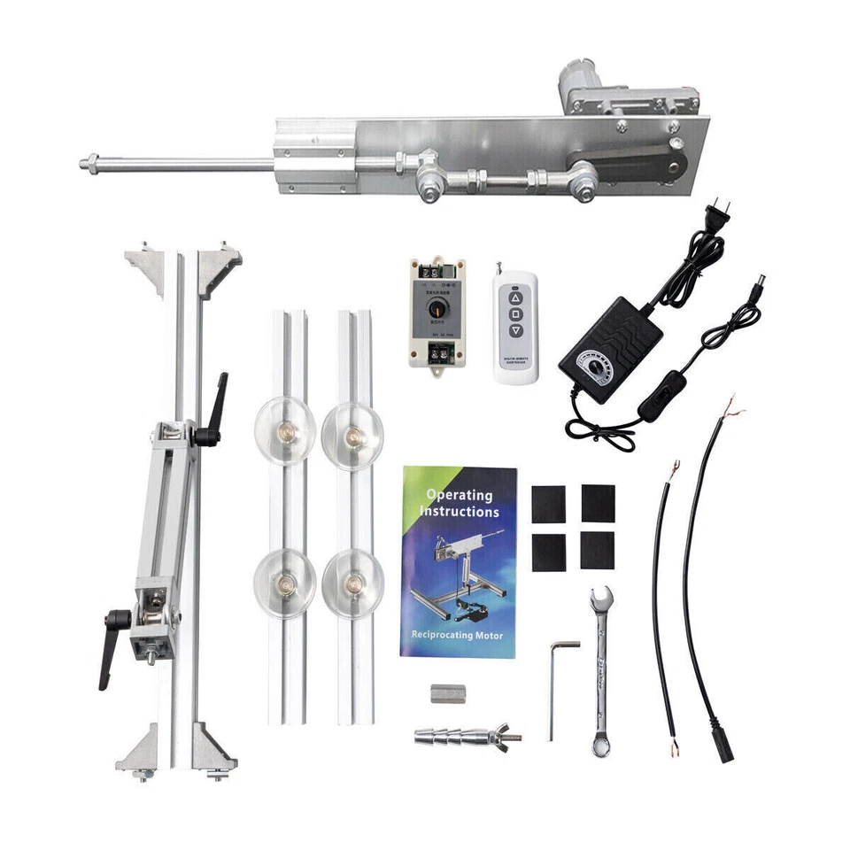 Actuador lineal de ciclo recíproco motor hágalo usted mismo DC 24V velocidad variable 25-120 rpm Foto 4 de 4