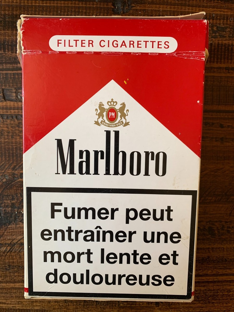 Boite cigarettes vide - tabac - MARLBORO - magnum 3 x 20 botes -  publicitaire | eBay