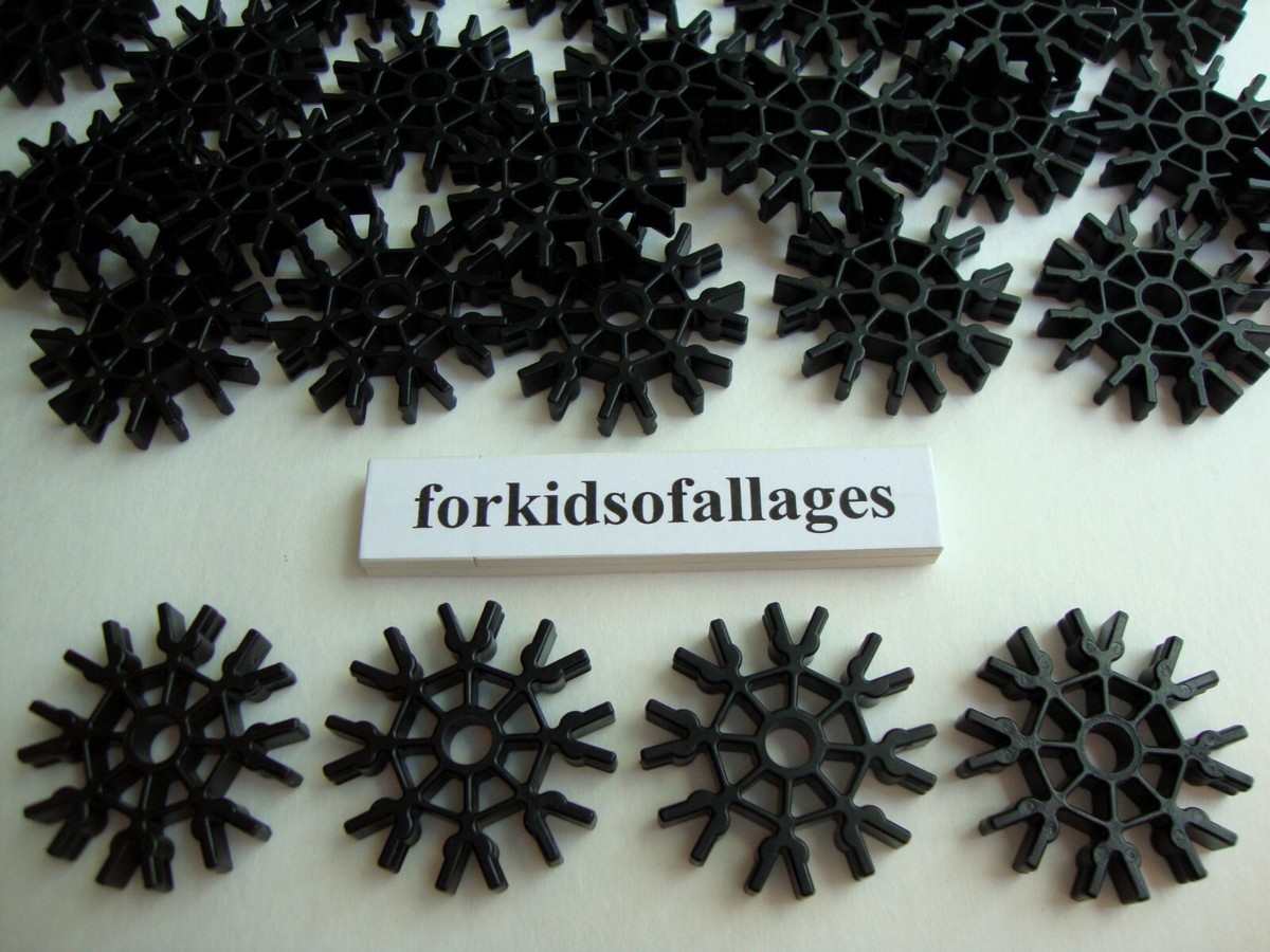 その他 KnKn 25 KNEX BLACK CONNECTORS 8 Position 360 Round Standard K'nex Bulk