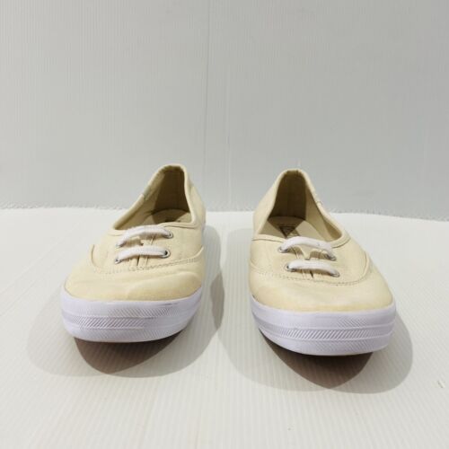 Keds The Mini Dot Canvas Slip On Shoes Beige Tan, Size US 9 Eur 40 - Picture 2 of 9
