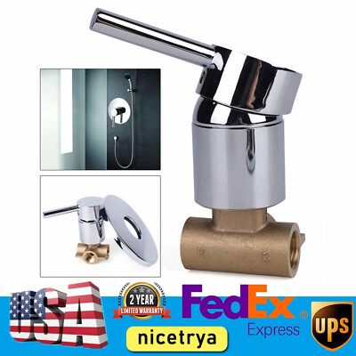Shower Faucet Control Valve Single Handle Hot & Cold Mixer Control Valve Brass