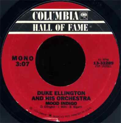 Duke Ellington And His Orchestra Mood Indigo / Solitude Vinyl Single 7inch