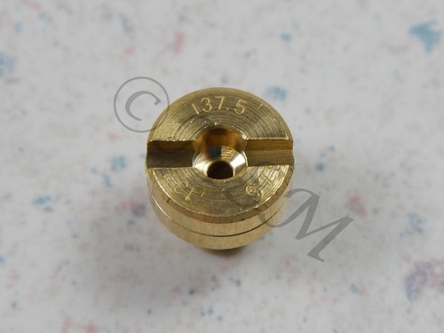 Genuine Mikuni RS HSR Carburetor Main Jet – Size 180, Large Round, Series N100.604/180, Made In Japan