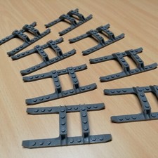 LEGO Sortiment 8 x Kufen dunkelgrau CITY