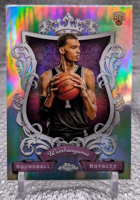 2023-24 Victor Wembanyama Topps Chrome Roundball Royalty RC 