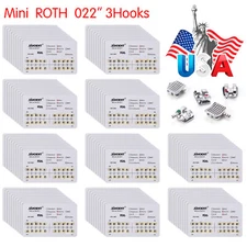 10-100 Packs Dental Brackets Brace Mini Roth.022 Slot 3Hooks Orthodontic SANDENT
