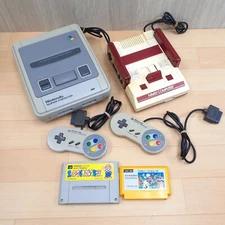 Nintendo Famicom & super Mario Super Famicom Console &Super Mario US TARIFF PAID