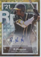 2021 Bowman Platinum #PE-14 Robert Puason Precious Elements Autographs #/50