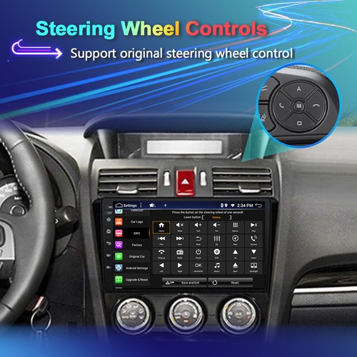 128GB For Subaru Forester XV/WRX 2012-2018 Android 14 GPS Car Stereo CarPlay DSP - Picture 10 of 17