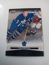 2023-24 Upper Deck Tim Hortons Duo Tim Hortons & Frank Mahovlich #1 Legend Leafs