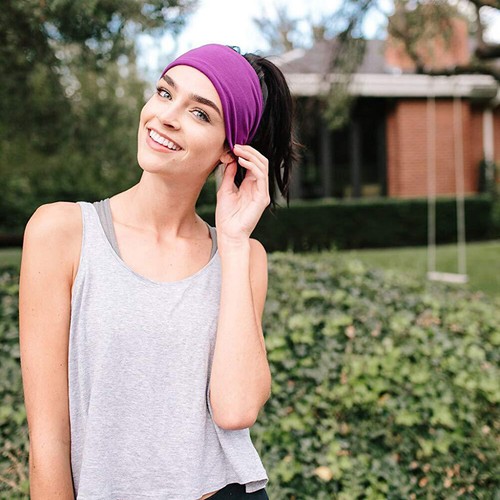 Men Women Sport Headband Yoga Gym Sweatband Hair Bands Head Prevent Sweat Band🎀 - Picture 11 of 32