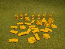 A Game Of Thrones Catan Yellow Player Game Pieces Full Player Set