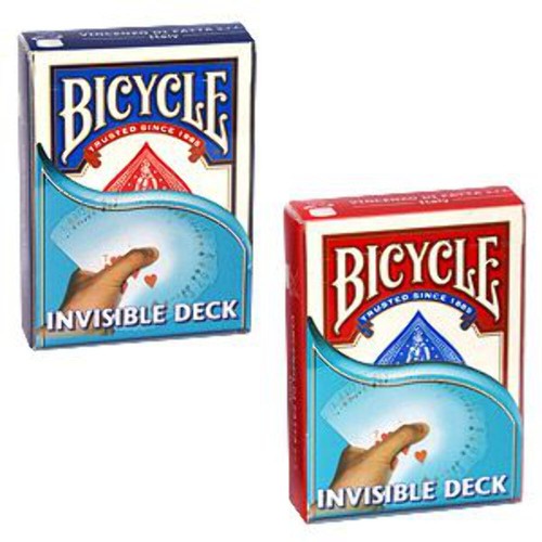 Bicycle Invisible Deck Red - Picture 2 of 2