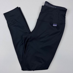 Patagonia Midweight Capilene Baselayer Pants Womens XS Black Hike Ski 44490