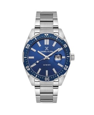 DANIEL KLEIN Men Analog Quartz Casual Watch Classic Dress Blue Dial Waterproof R