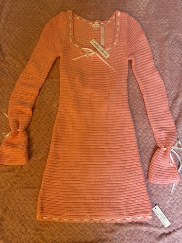 for love and lemons dress small pink