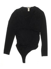 H M Women Black Bodysuit L