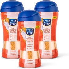 Fresh Step Cat Litter Crystals Deodorizer, Non Toxic Odor Neutralizing, 3 Pack