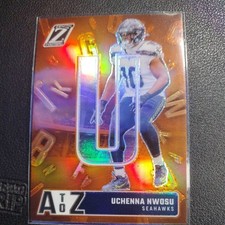 2024 Panini Zenith Uchenna Nwosu A To Z Orange Parallel #21 SEAHAWKS 