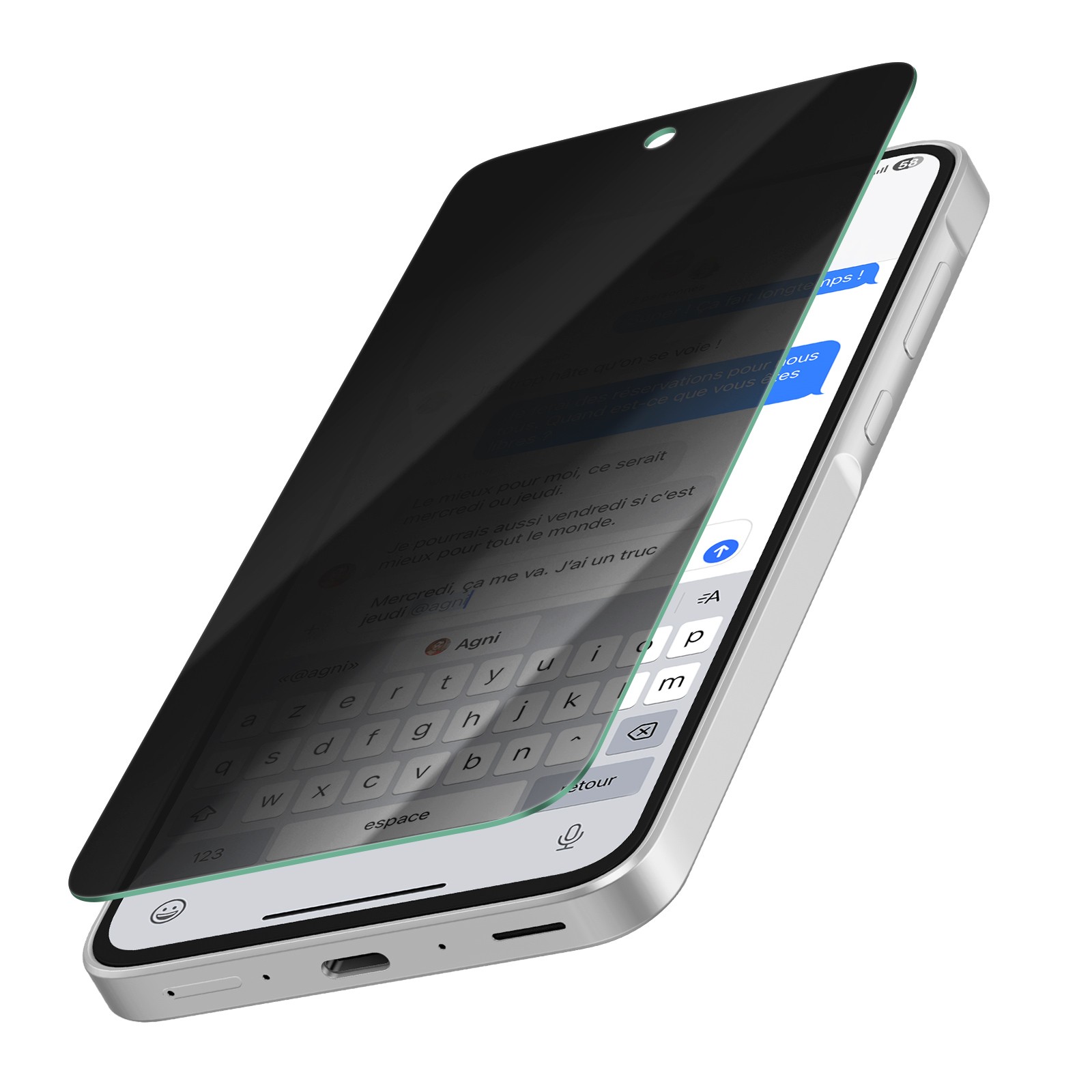 Verre trempé pour Galaxy A37 haut de gamme protection anti-espion premium 9H