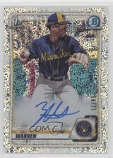 2020 Bowman Draft Chrome Picks Sparkle Refractor 58/71 Zavier Warren Auto 0rd2