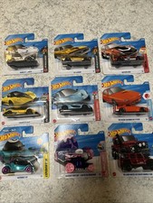 Hotwheels X9 Bundle Job Lot 1:64 Scale Diecast Cars New Sealed