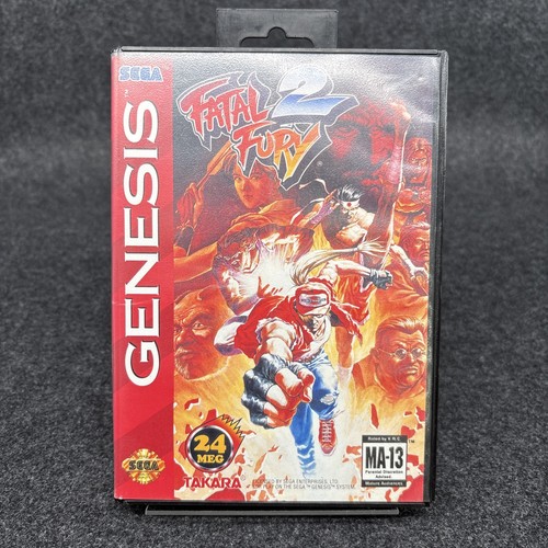 Fatal Fury 2 *Sega Genesis Cartridge Only - Authentic - Working Game