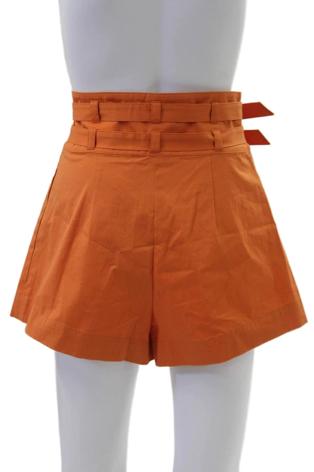 Pantalones Cortos Intermix Unisex Chino Naranja Hebilla Talla 4 Foto 3 de 4