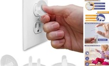 Mommy s Helper Outlet Plug Covers Baby Proof Electrical Outlet Translucent