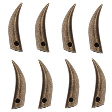  8 Pcs Ferma Lacci Per Scarpe Punte in Metallo Fermagli Decorativi