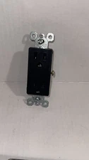 Legrand Pass Seymour 15-Amp 125-volt Industrial Duplex Outlet , Black (NEW)