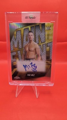 WWE The Miz On Card Autogramm Limitiert 30/50 Main Event Topps Chrome 2025