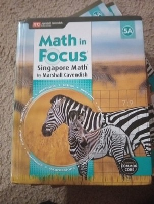 Math In Focus Singapore Math 5A Text Hardcover Cavendish