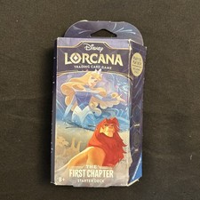 Disney LORCANA: The First Chapter TCG STARTER DECK SAPPHIRE  STEEL   SEALED